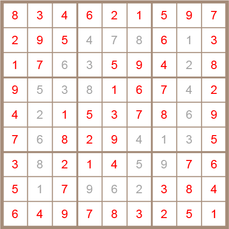 sudoku answer