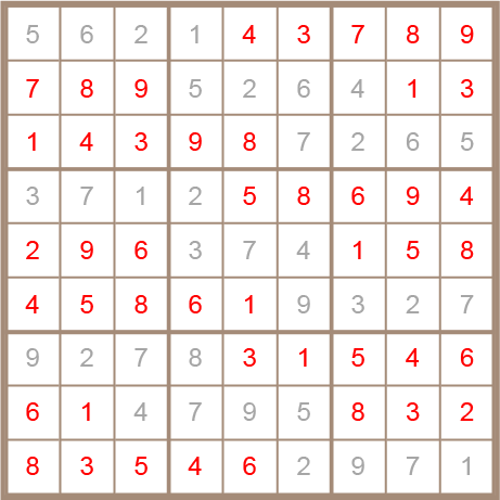 sudoku answer