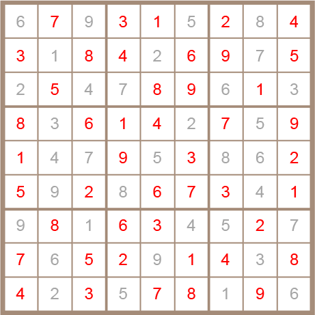 sudoku answer