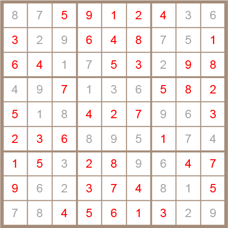 sudoku answer