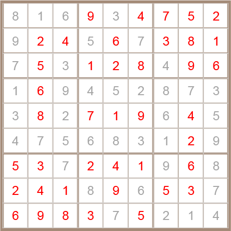 sudoku answer