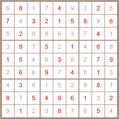 sudoku answer