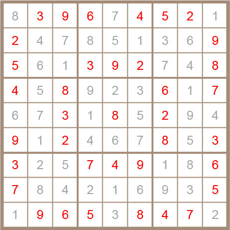 sudoku answer