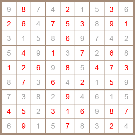 sudoku answer