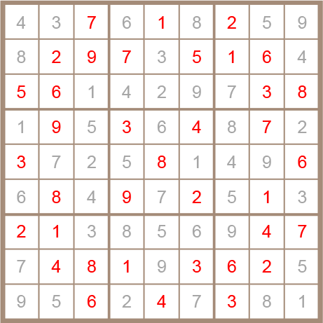 sudoku answer
