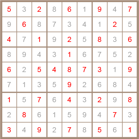 sudoku answer