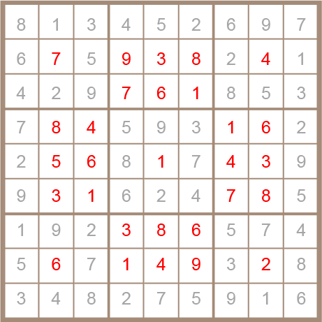 sudoku answer