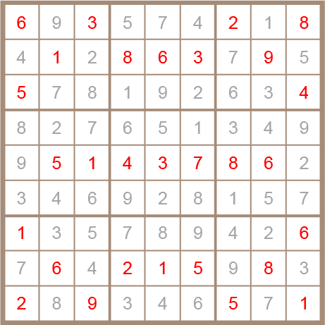 sudoku answer