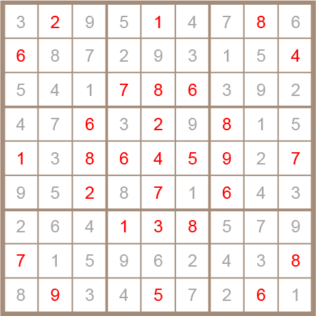 sudoku answer