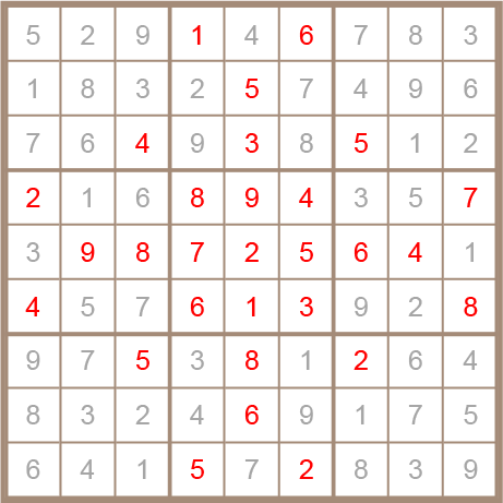 sudoku answer