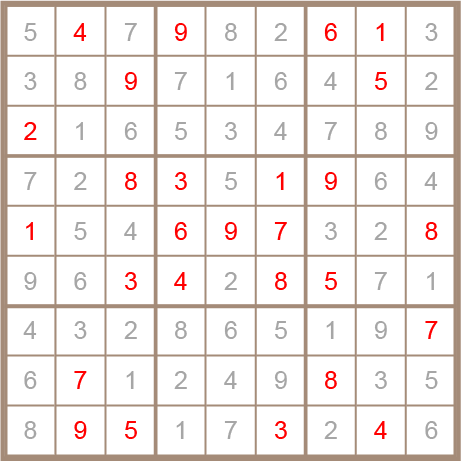 sudoku answer