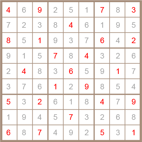 sudoku answer