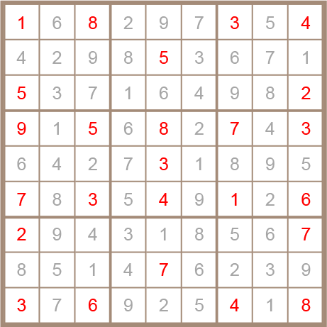 sudoku answer