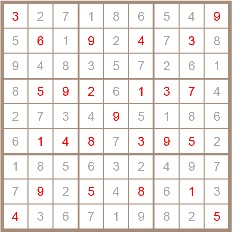 sudoku answer