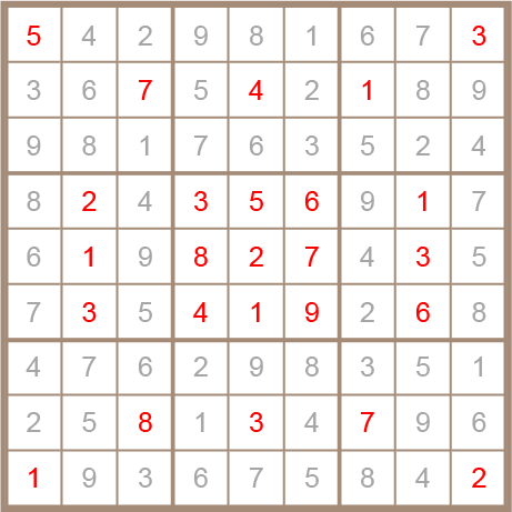 sudoku answer