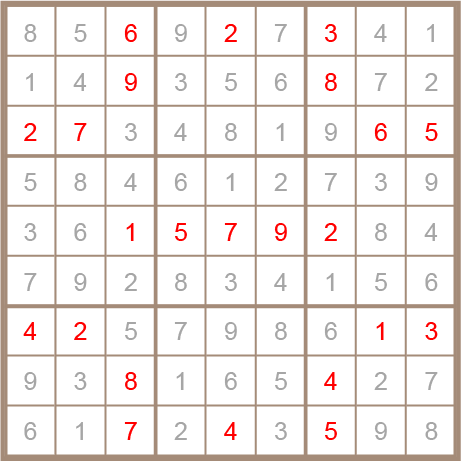 sudoku answer