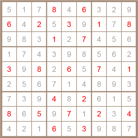 sudoku answer