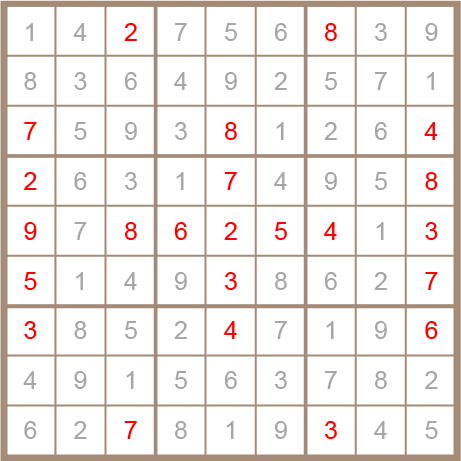 sudoku answer