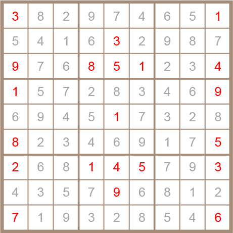 sudoku answer